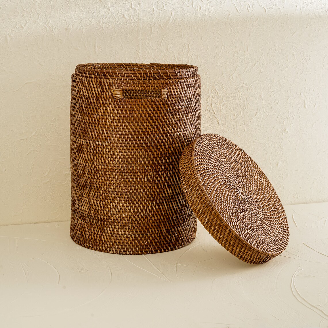 Custom Sized Round Rattan Laundry Baskets